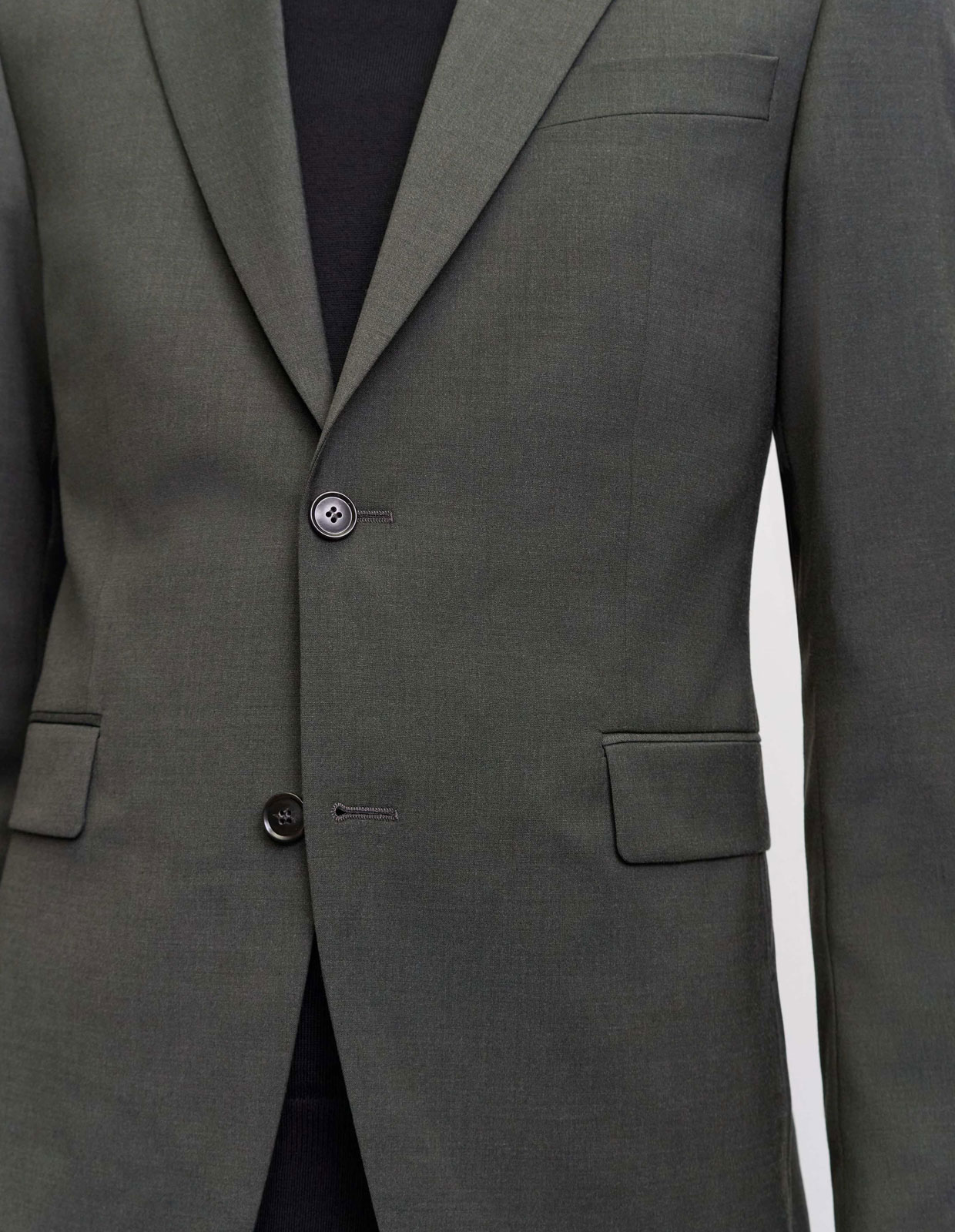 Justins Blazer Suit Mix & Match Olive Extreme Stl 48