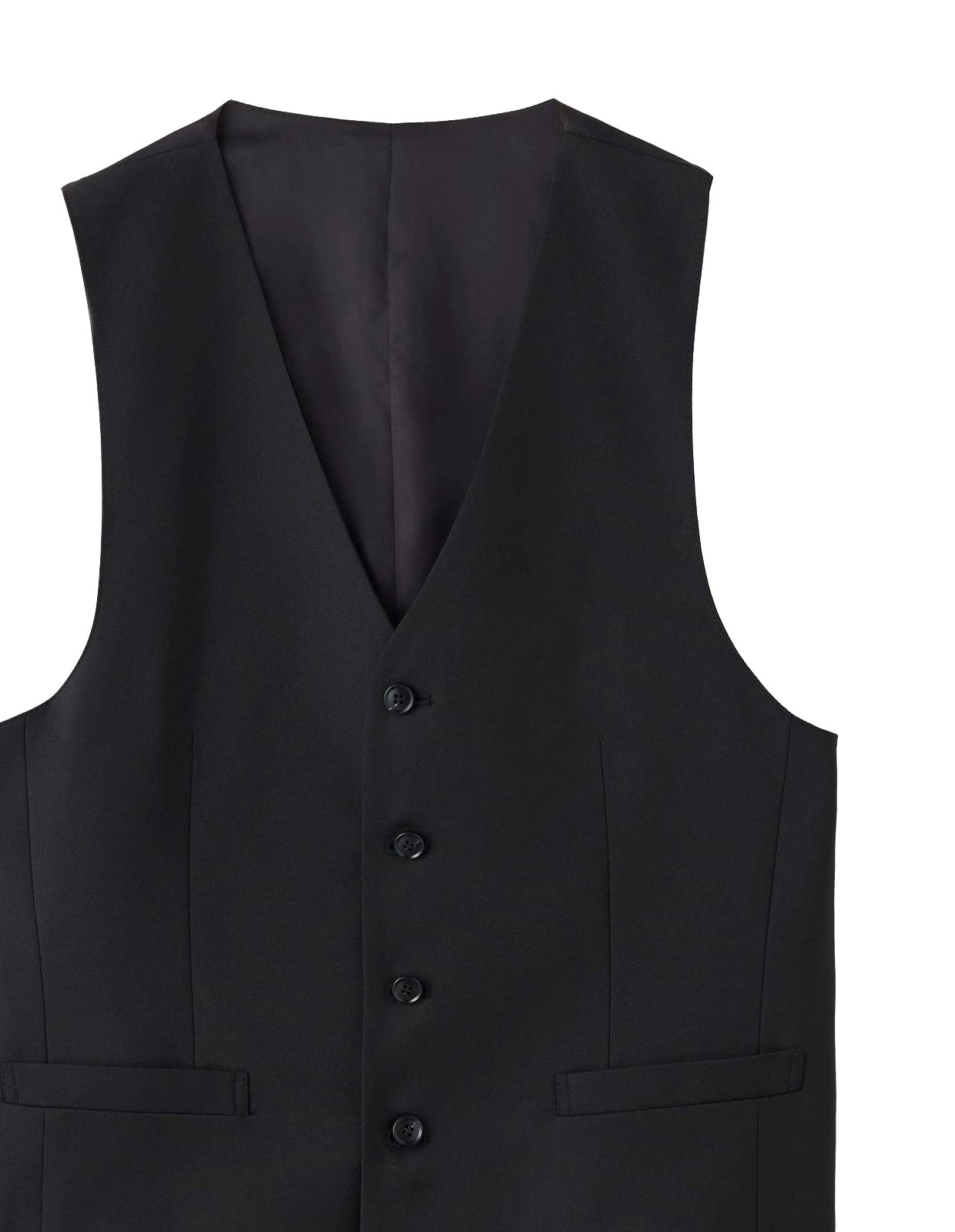 Wayde Waistcoat Suit Mix & Match Black