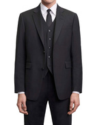 Wayde Waistcoat Suit Mix & Match Black Stl 50