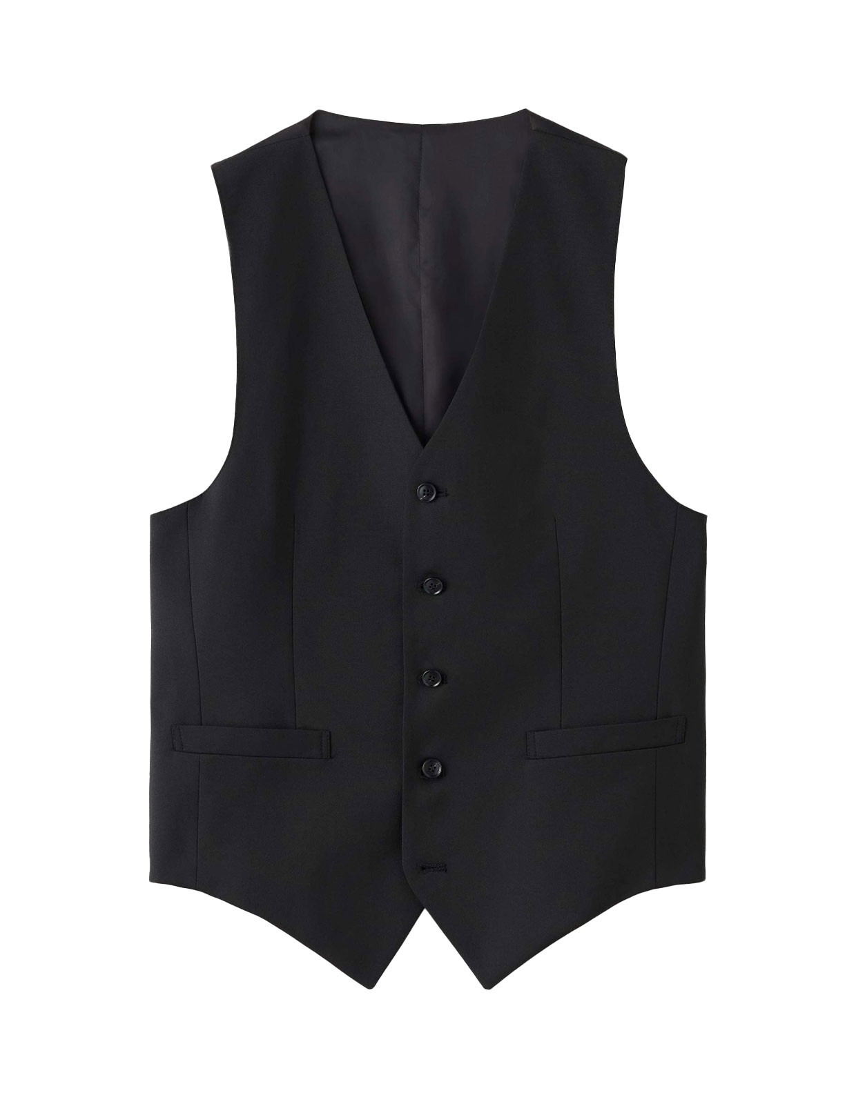 Wayde Waistcoat Suit Mix & Match Black Stl 54