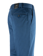 Peakers Chino Regular Supima Satin Mörkblå