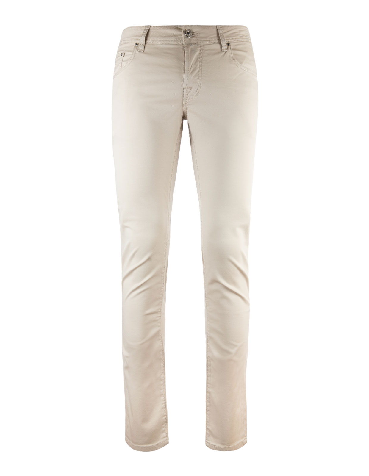 Nick 5 Pocket Jeans Ljusbeige