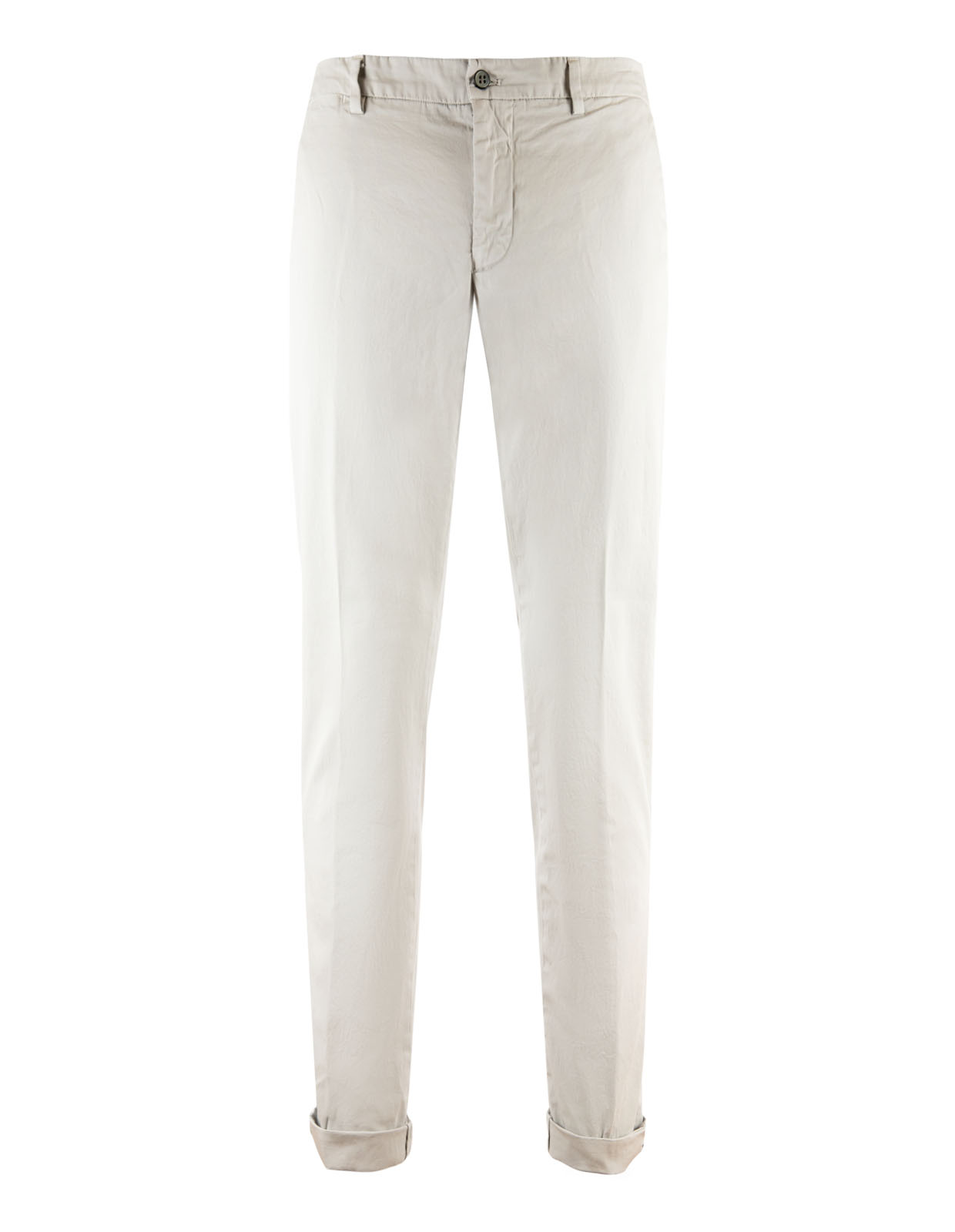 New York Regular Chinos Cotton Stretch Pearl Grey