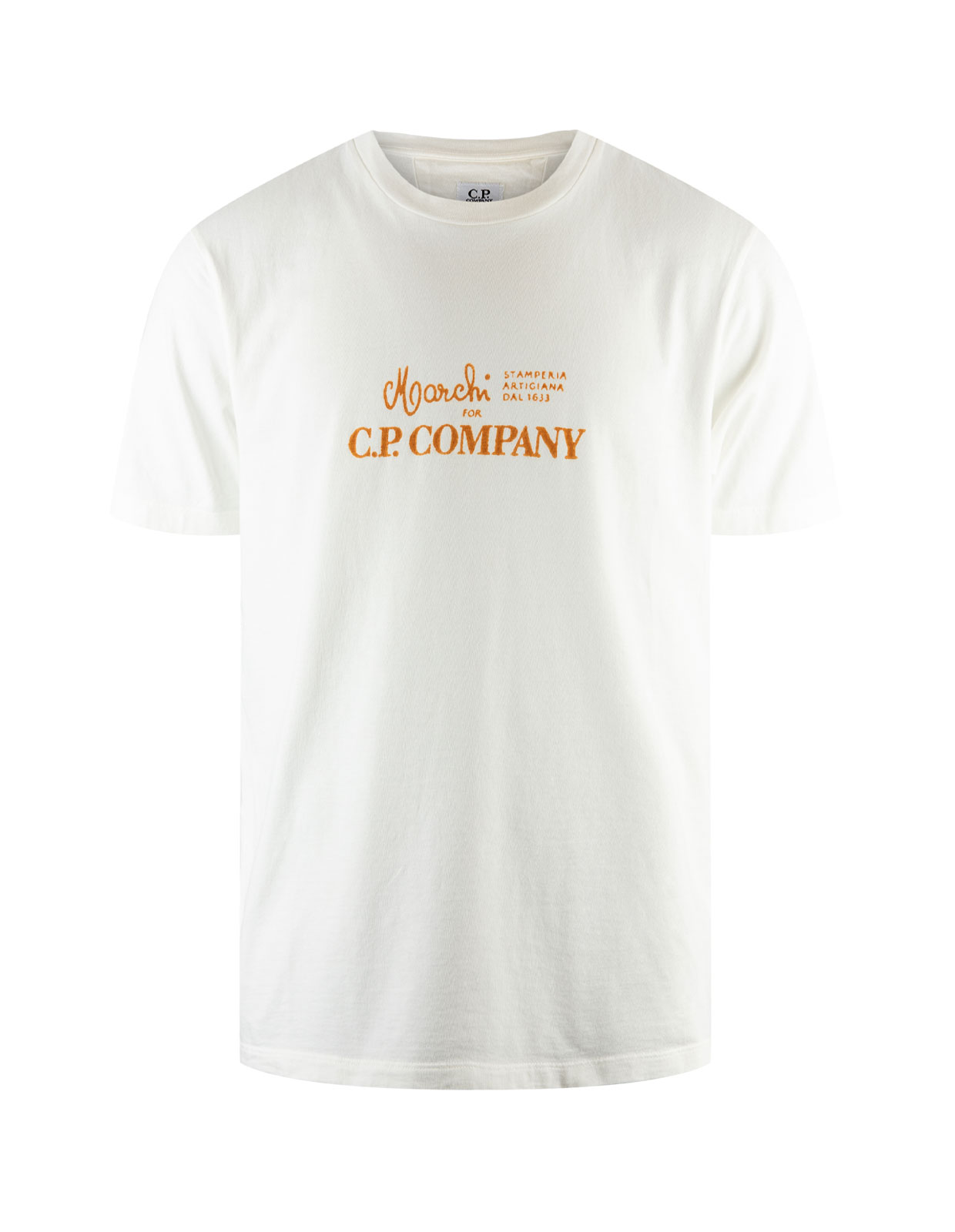 Printed T-Shirt White/Navy