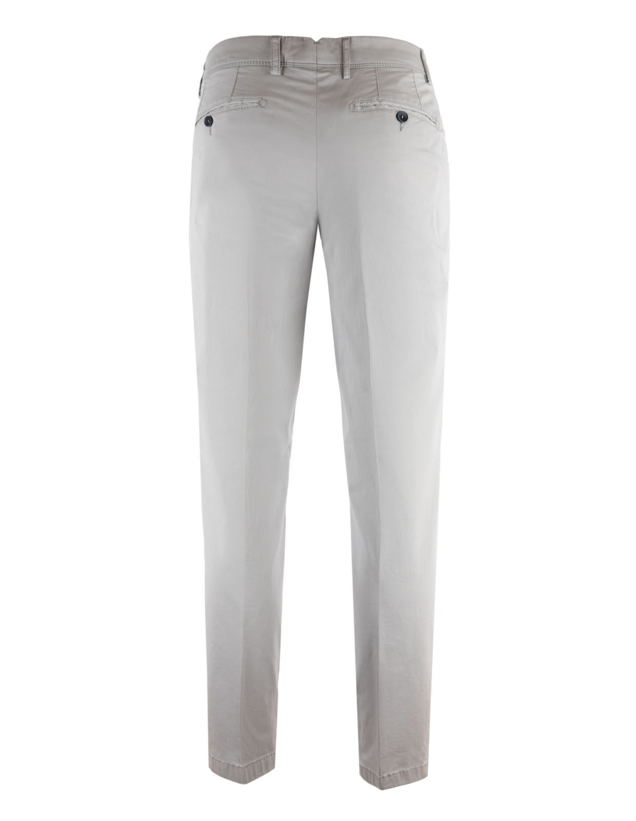 Regular Chinos Bomull Stretch Grå