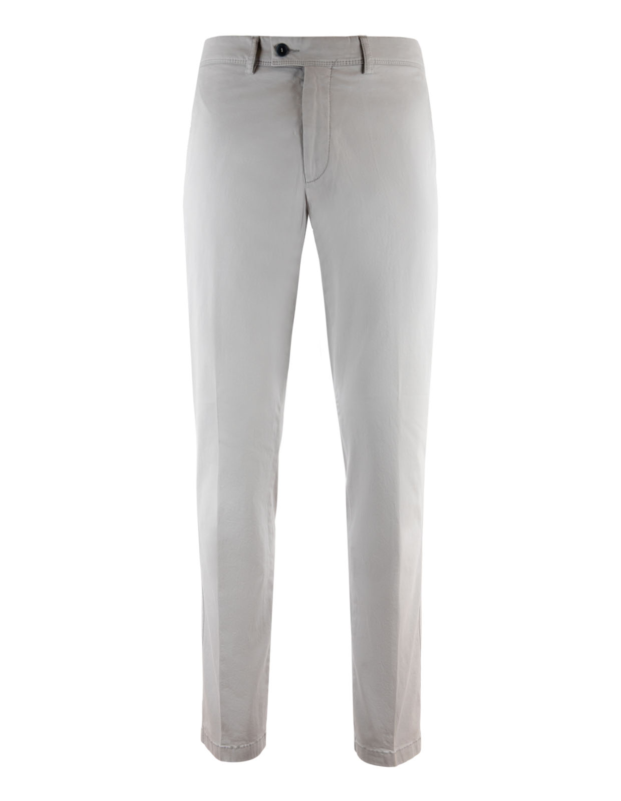 Regular Chinos Bomull Stretch Grå 112