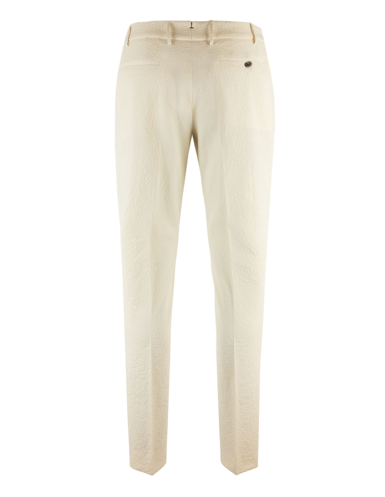 Morello Elax Seersucker Trouser Chalk
