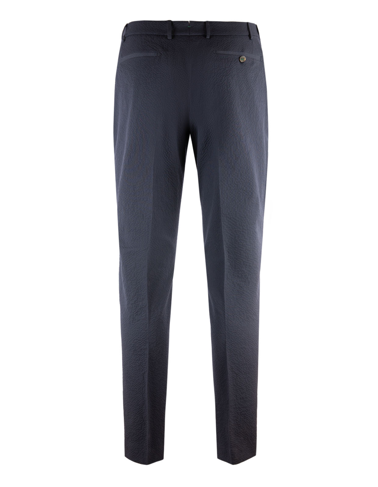 Morello Elax Seersucker Trouser Navy
