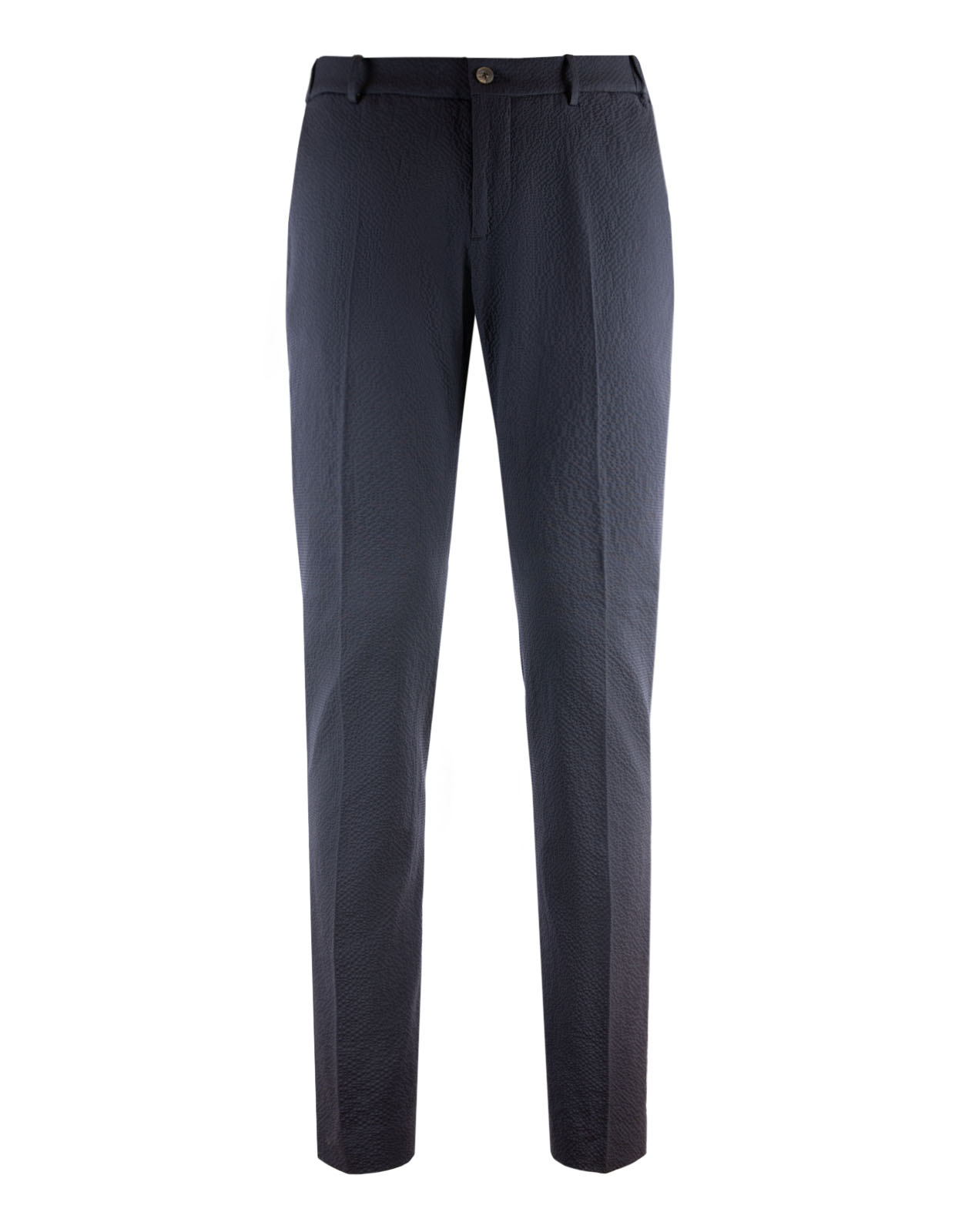 Morello Elax Seersucker Trouser Navy