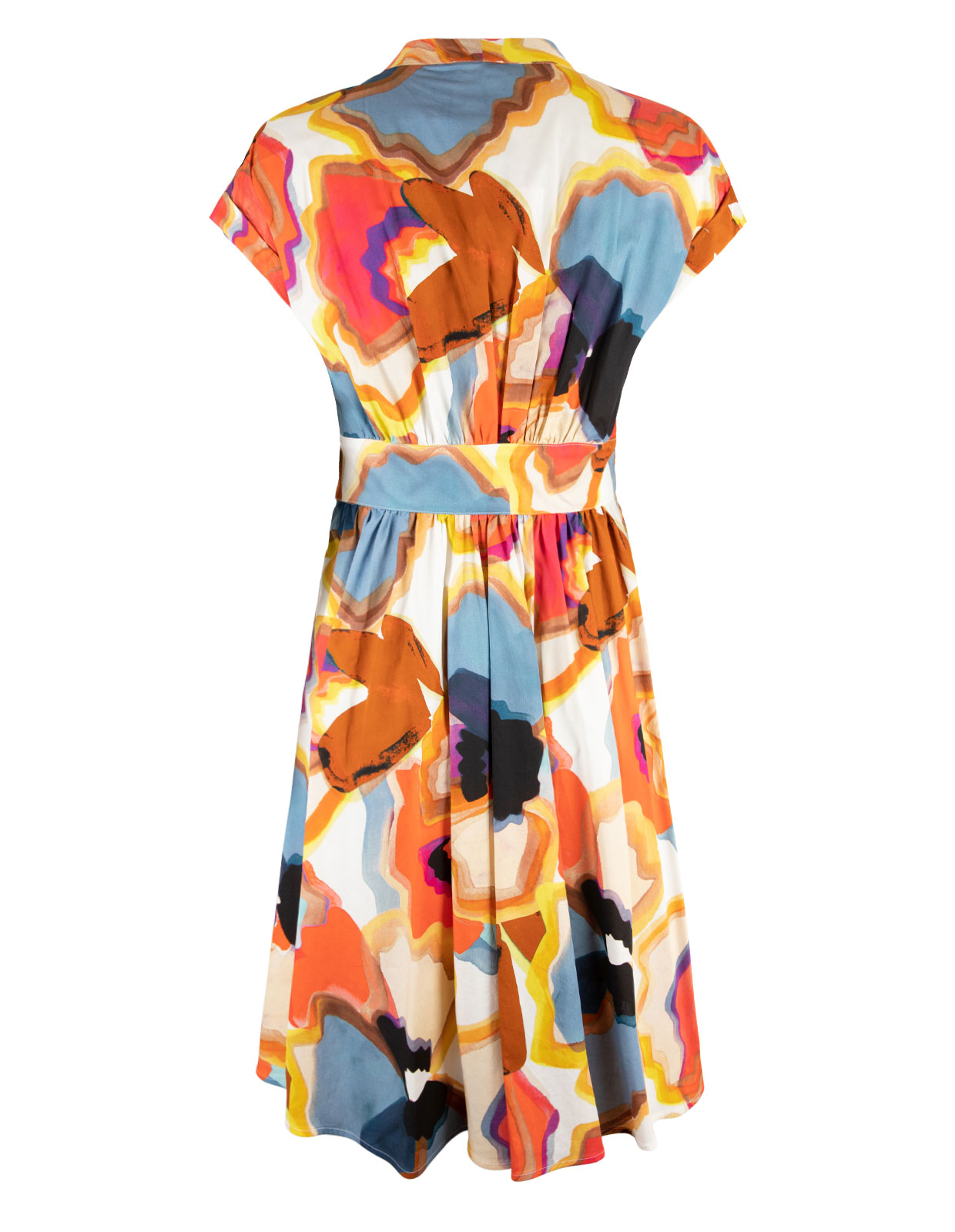Tamaro Printed Dress Orange