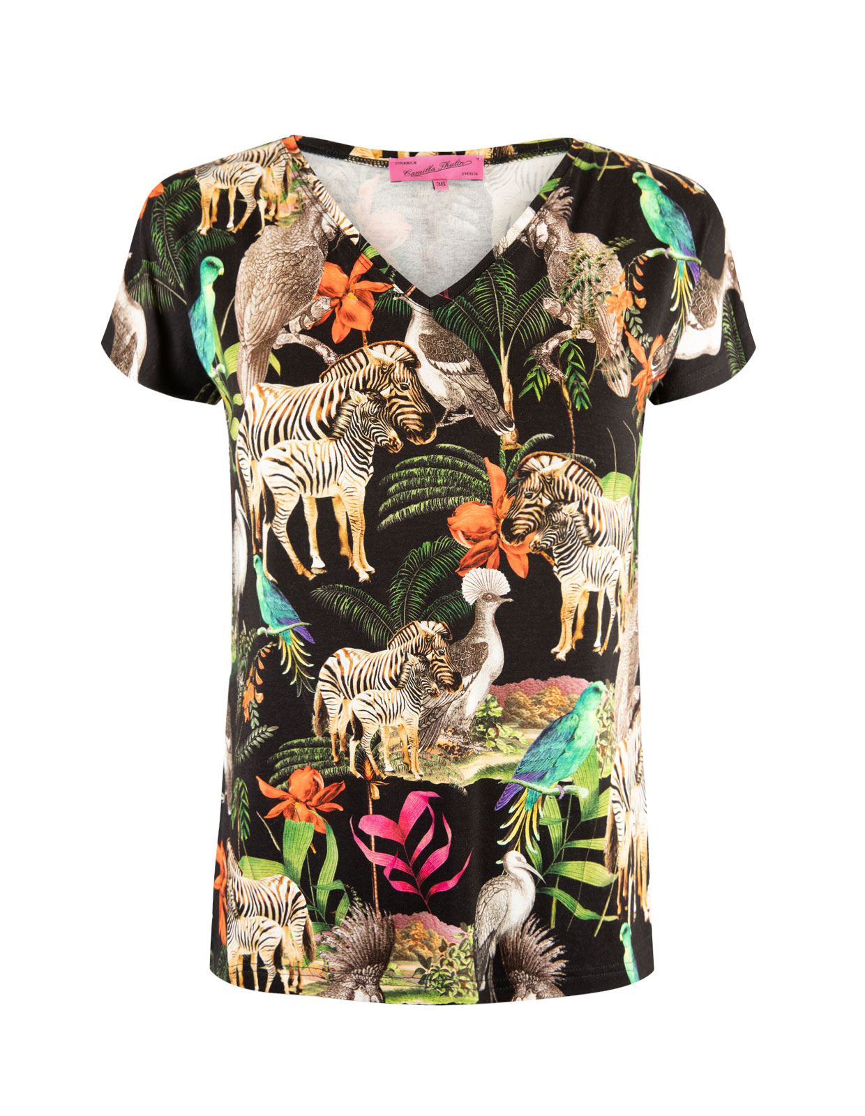 Valta T-Shirt Zebra/Black