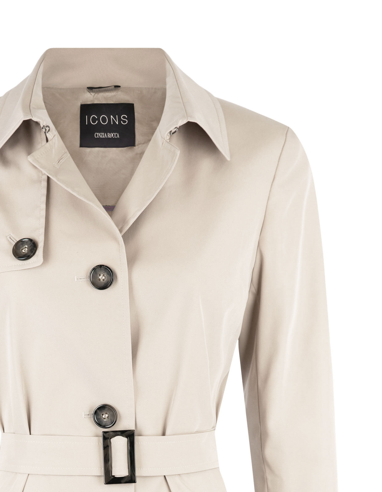 Trench Coat Eggshell Stl 44