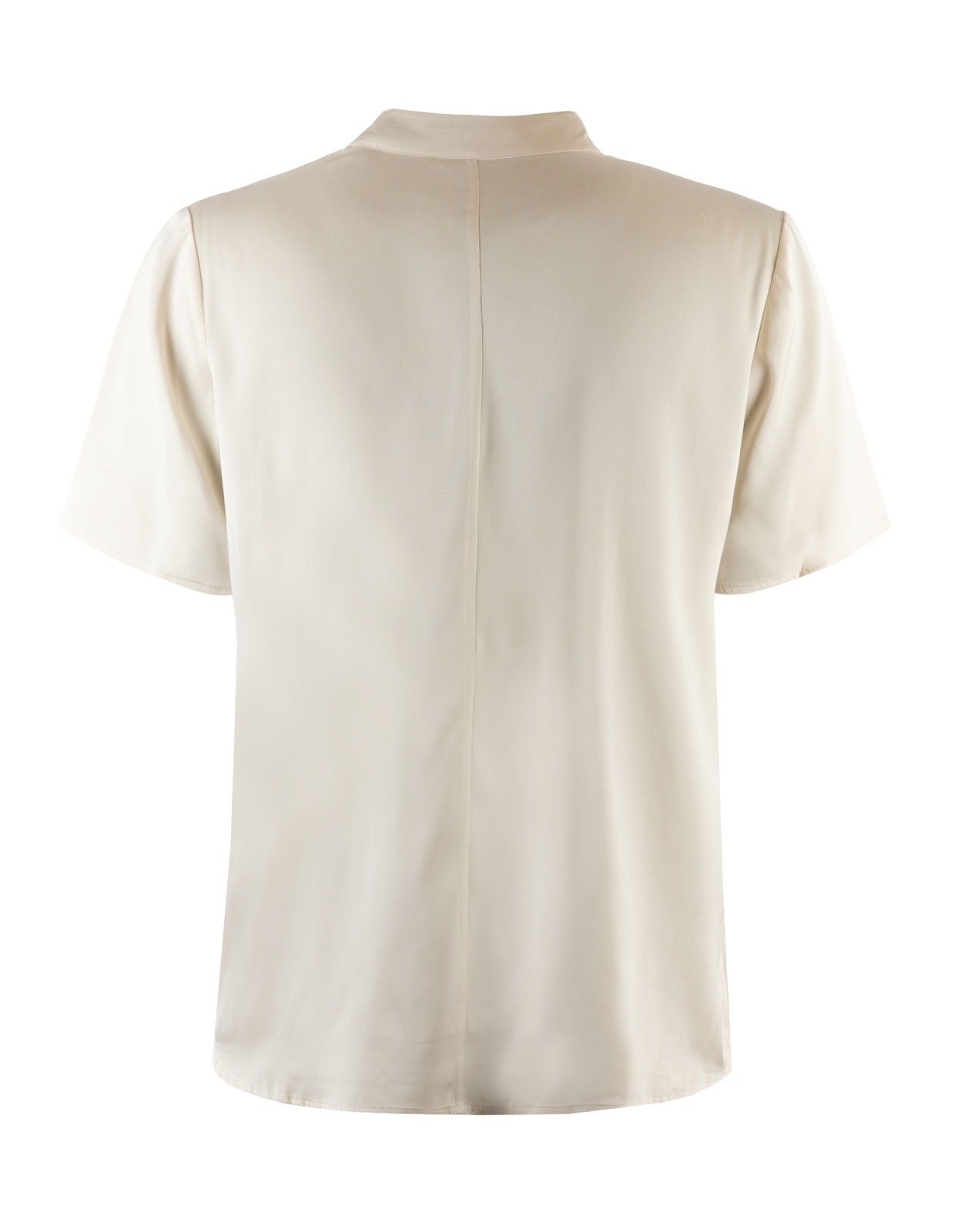 Elsie Blouse W. Bow Champagne