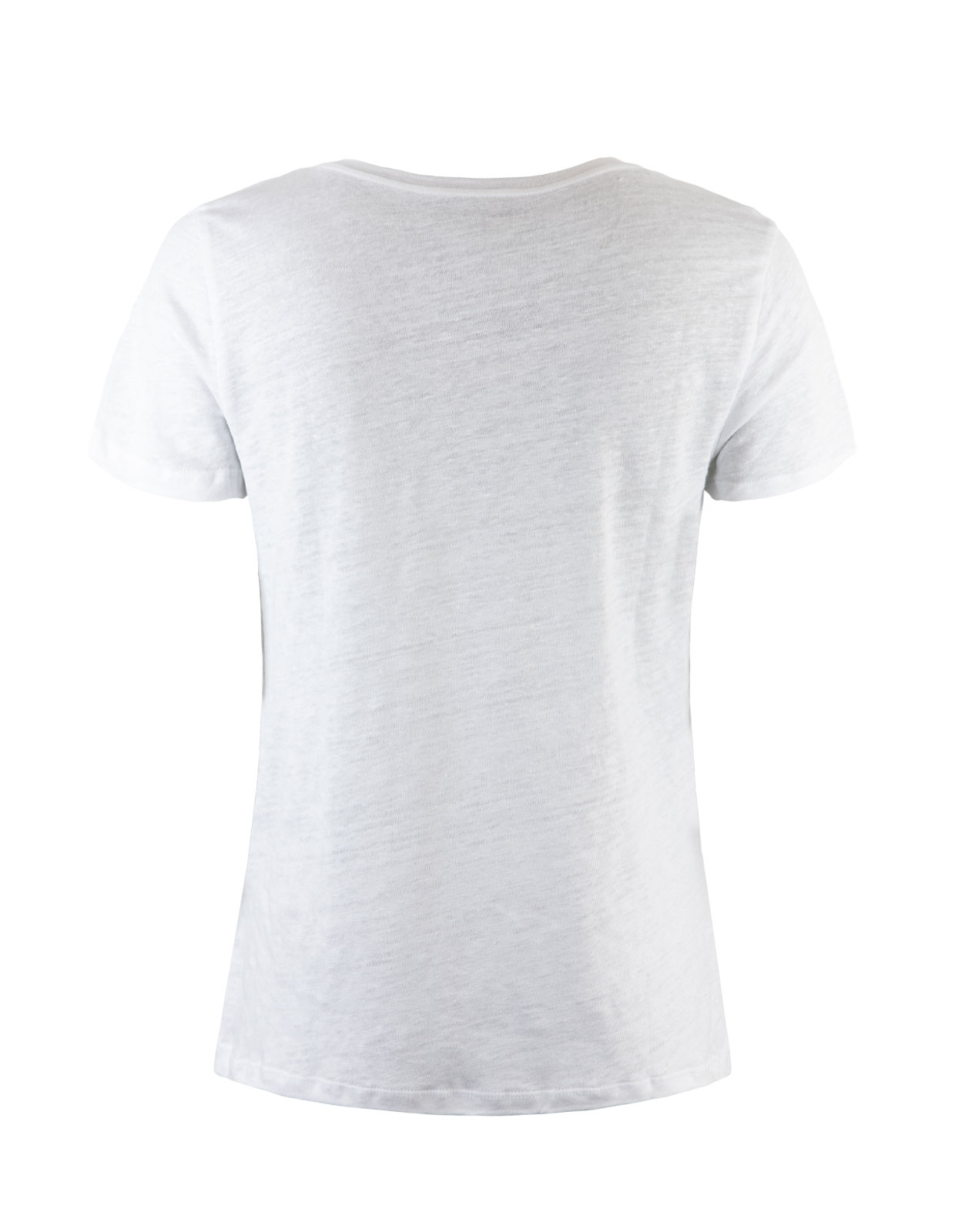 Evy Linen T-Shirt White