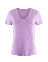 Evy Linen T-Shirt Purple