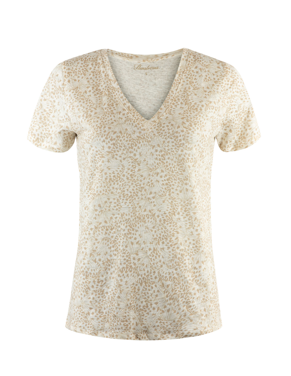 Evy Linen T-Shirt Beige