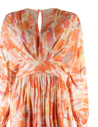 Edvina Printed Dress Orange Stl XS