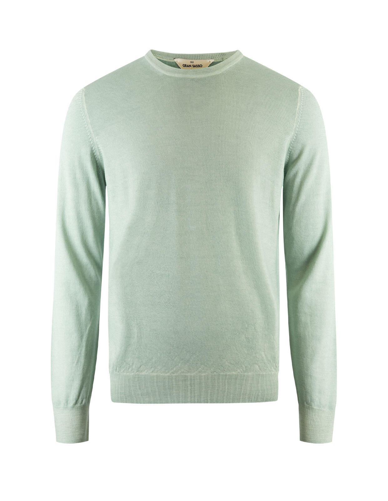Crew Neck Vintage Summer Merino Sage