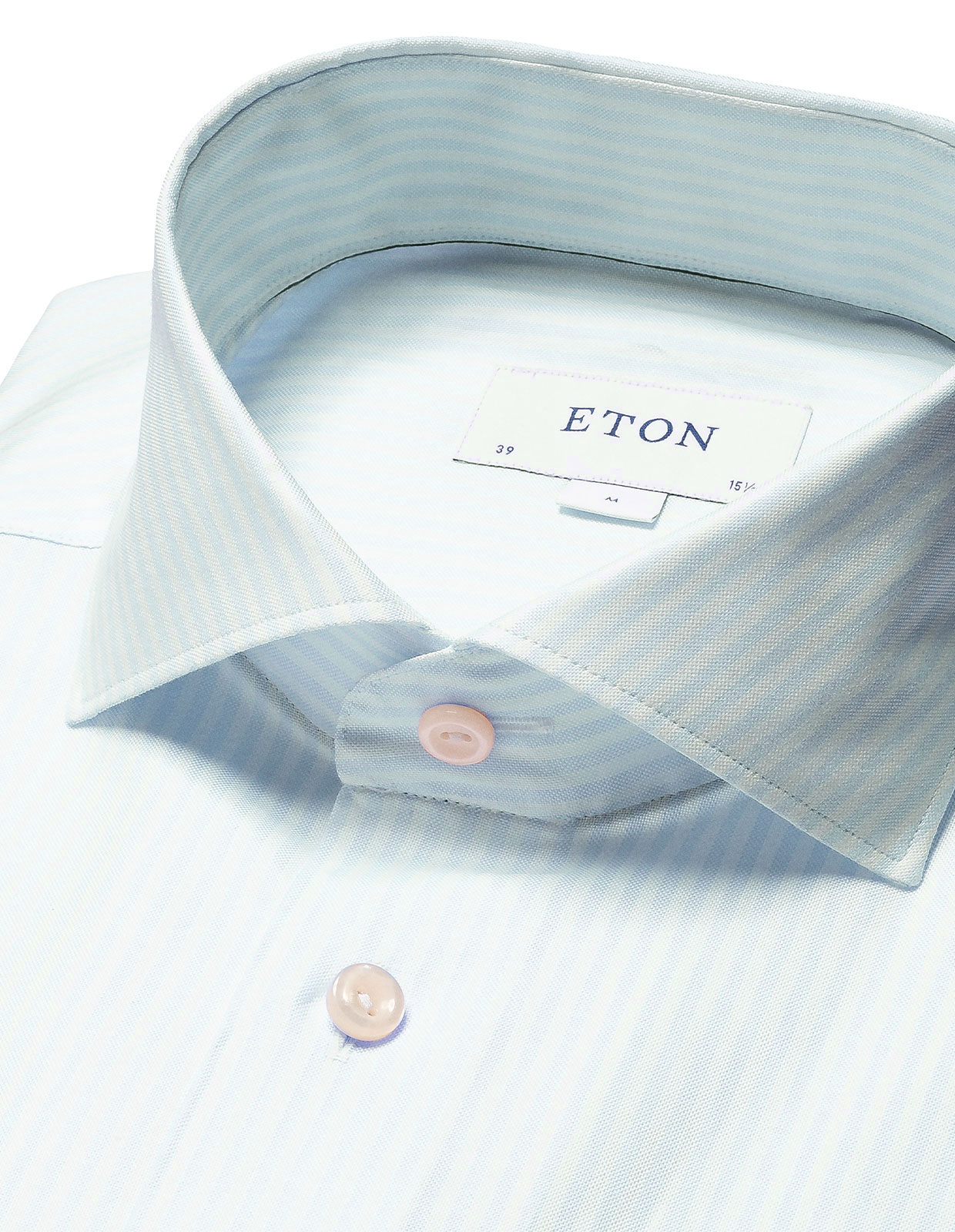 Slim Fit Bengal Striped Oxford Shirt Light Green