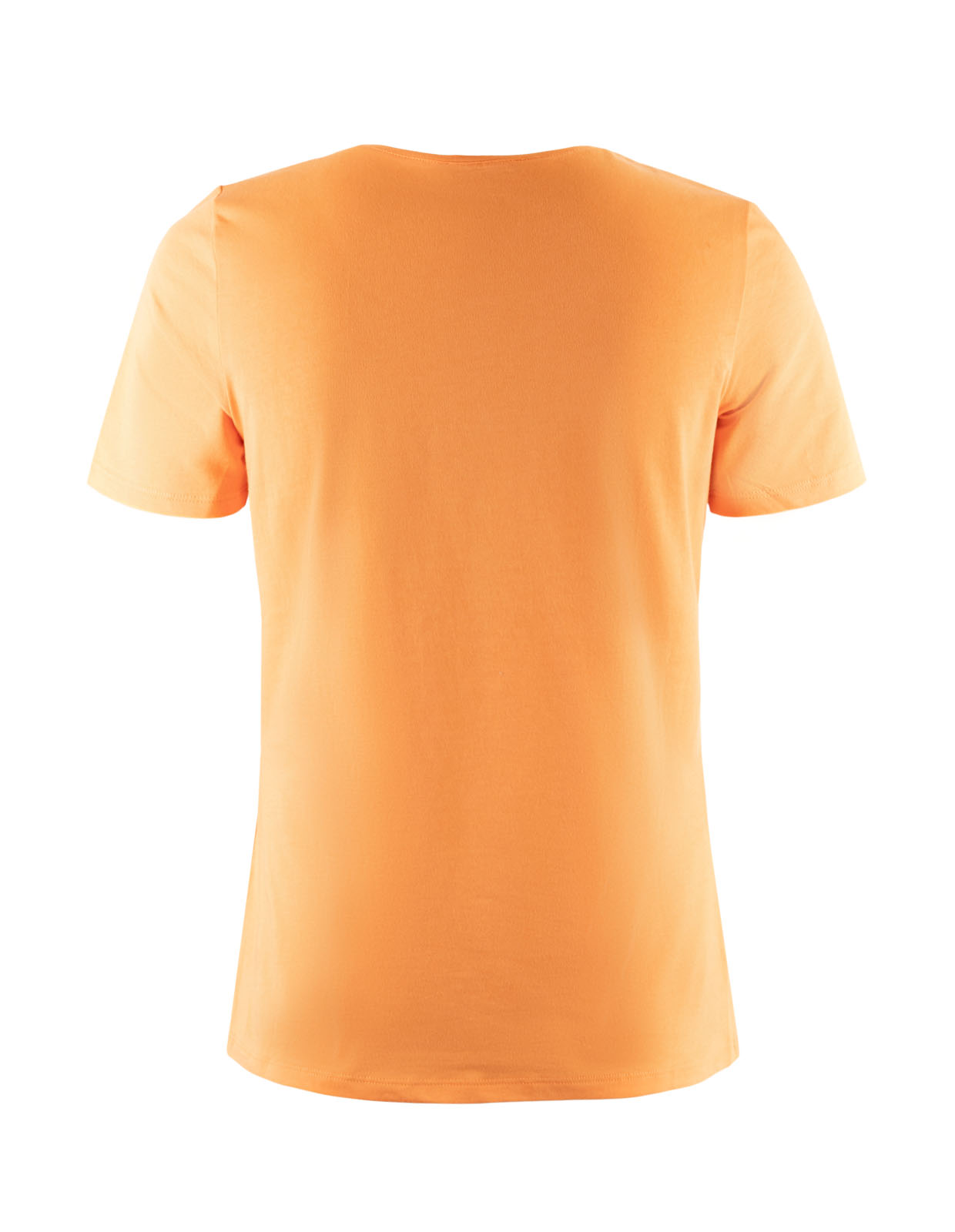 Crew-Neck T-Shirt Papaya