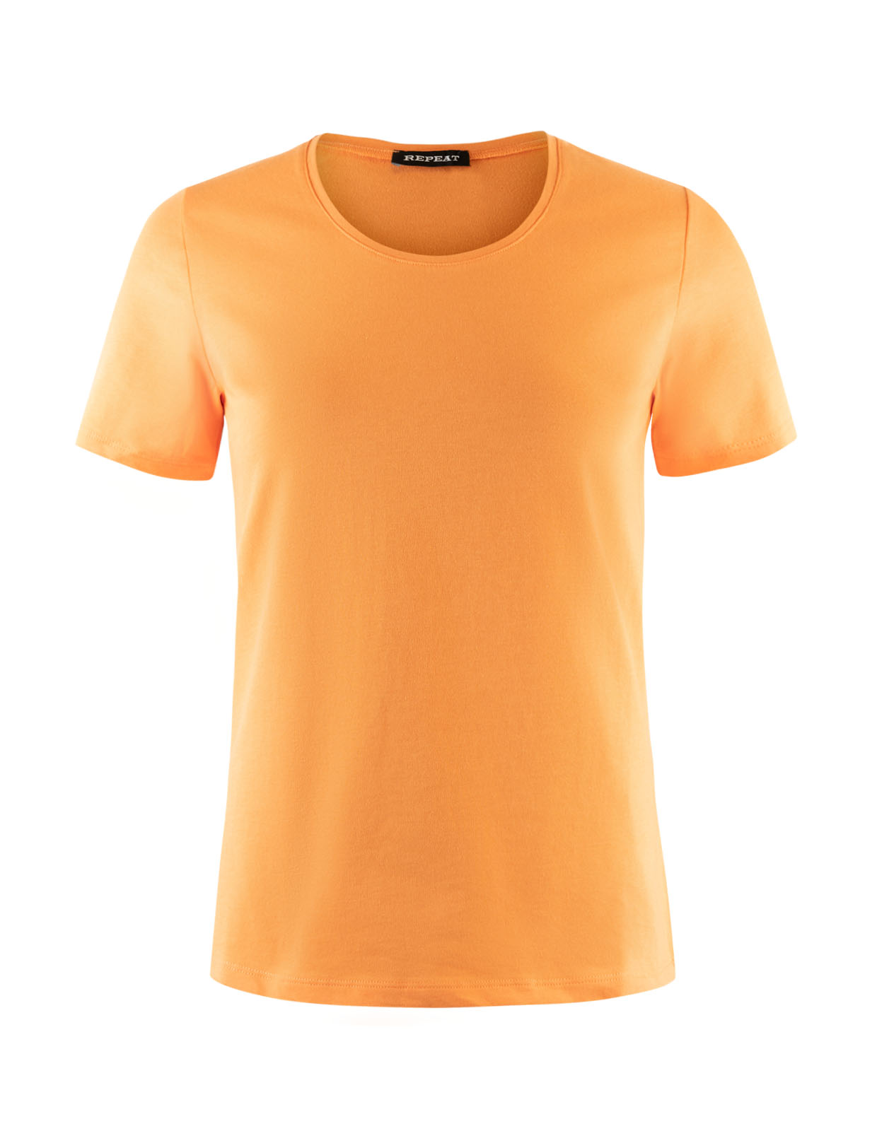Crew-Neck T-Shirt Papaya