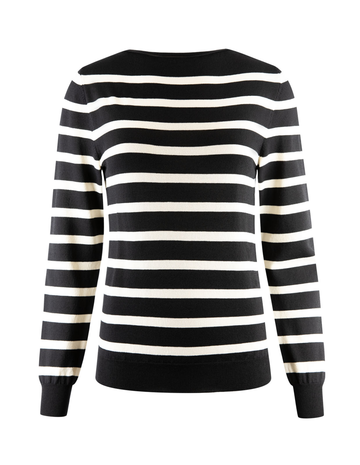Striped Sweater Black/Ivory