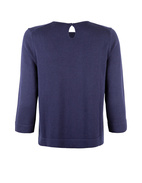 Sara 3/4 Sleeve Top Navy