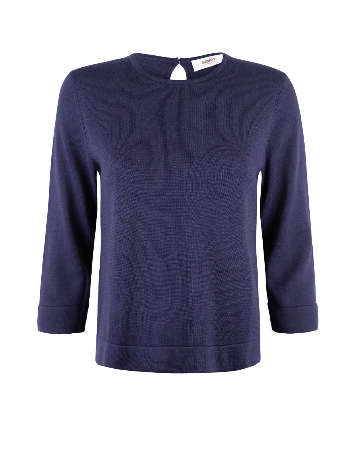 Top 3/4 Sleeves Navy Sw