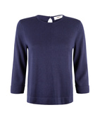 Sara 3/4 Sleeve Top Navy