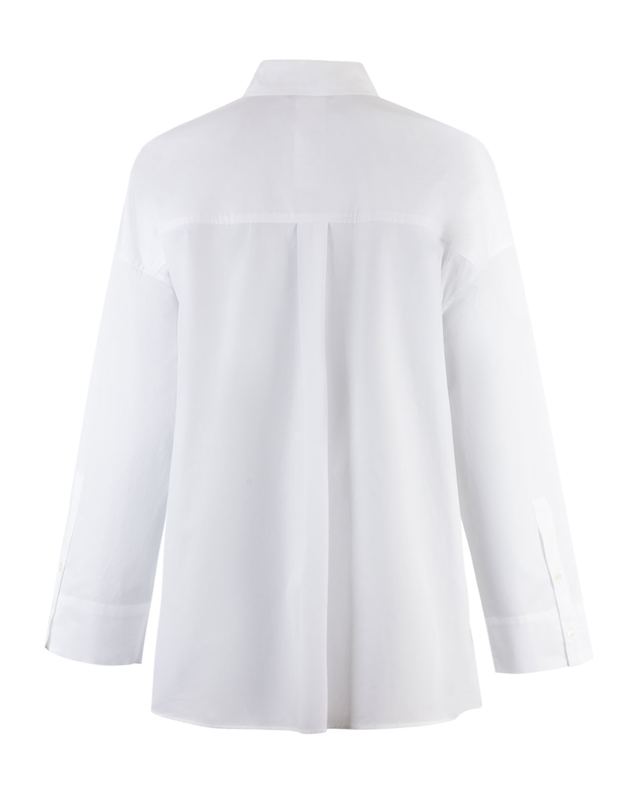 Mina Polplin Shirt Optic White