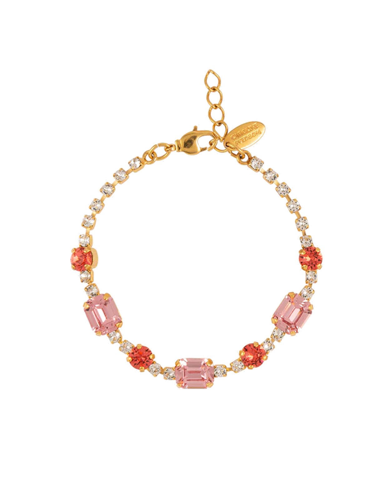 Corinna Bracelet Gold Coral Combo