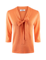 Stella Top With Bow Peachy
