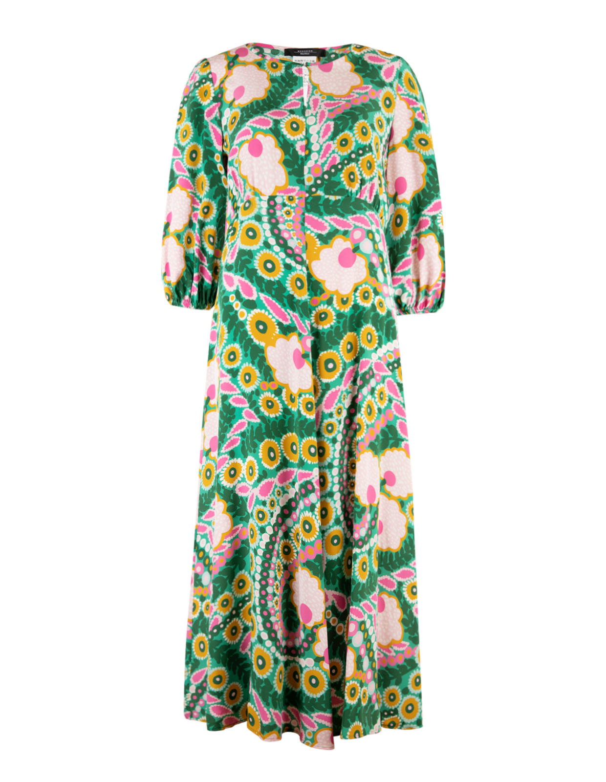 Jupiter Silk Dress Green