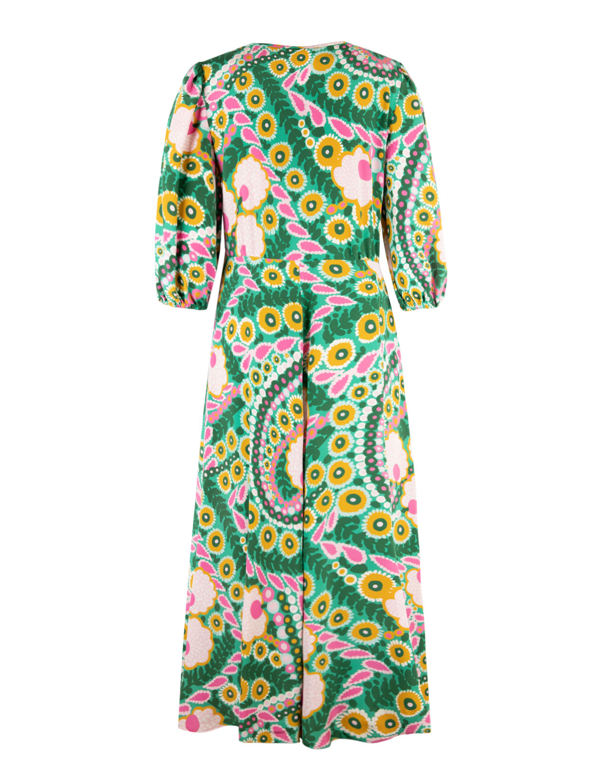 Jupiter Silk Dress Green