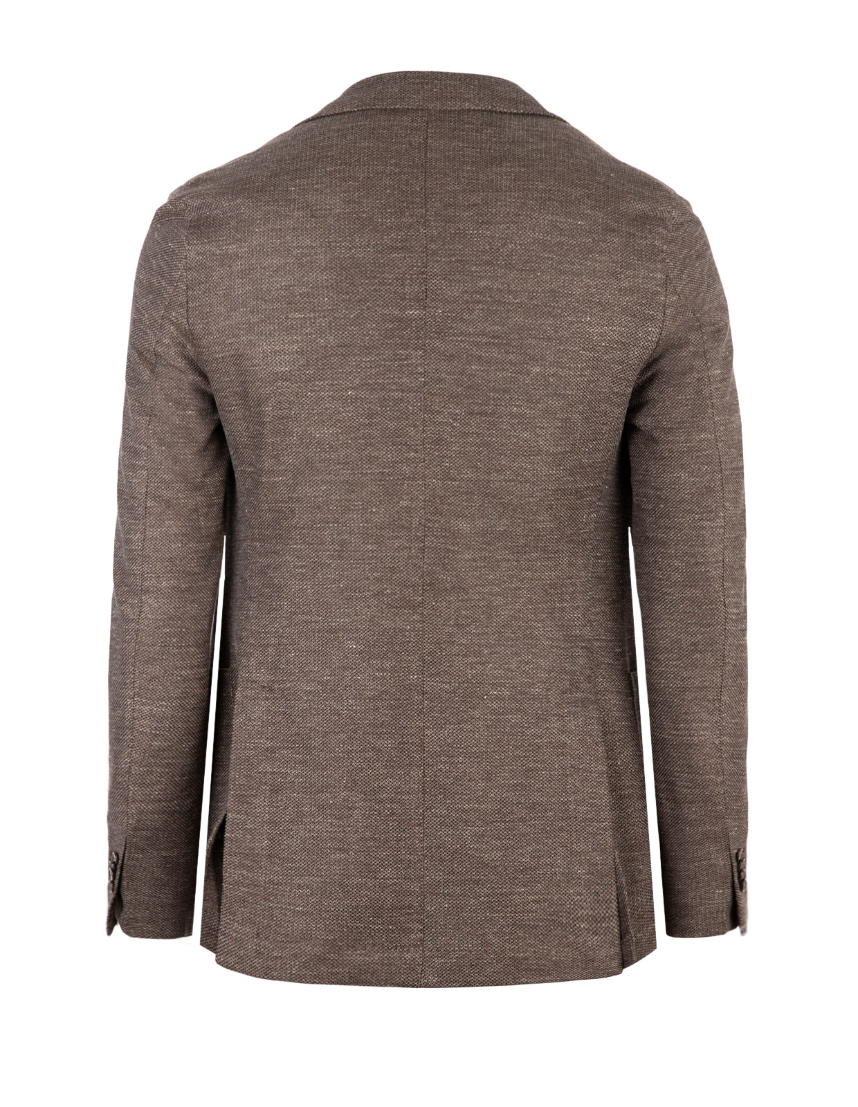 Jersey Jacket Linen Cotton Brown