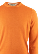 Vintage Summer Merino Rundhals Mörkorange 52