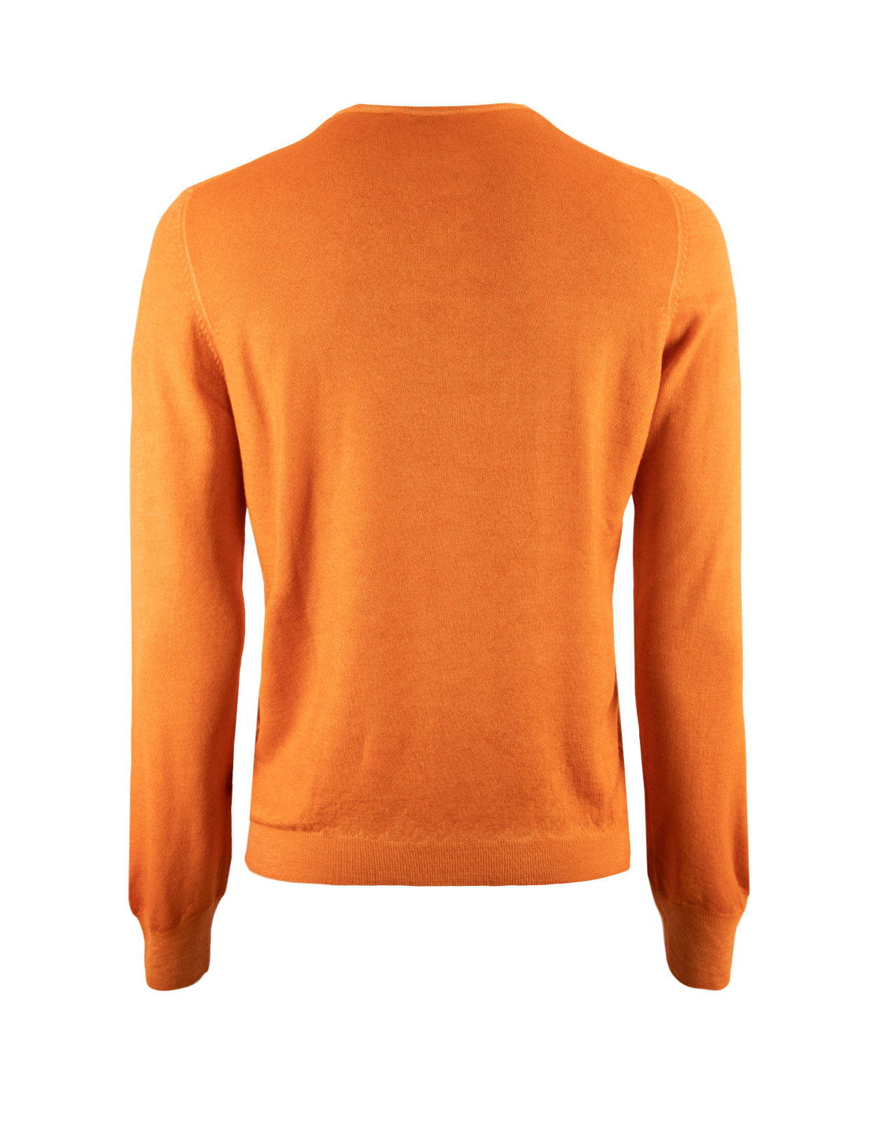 Vintage Summer Merino Rundhals Mörkorange