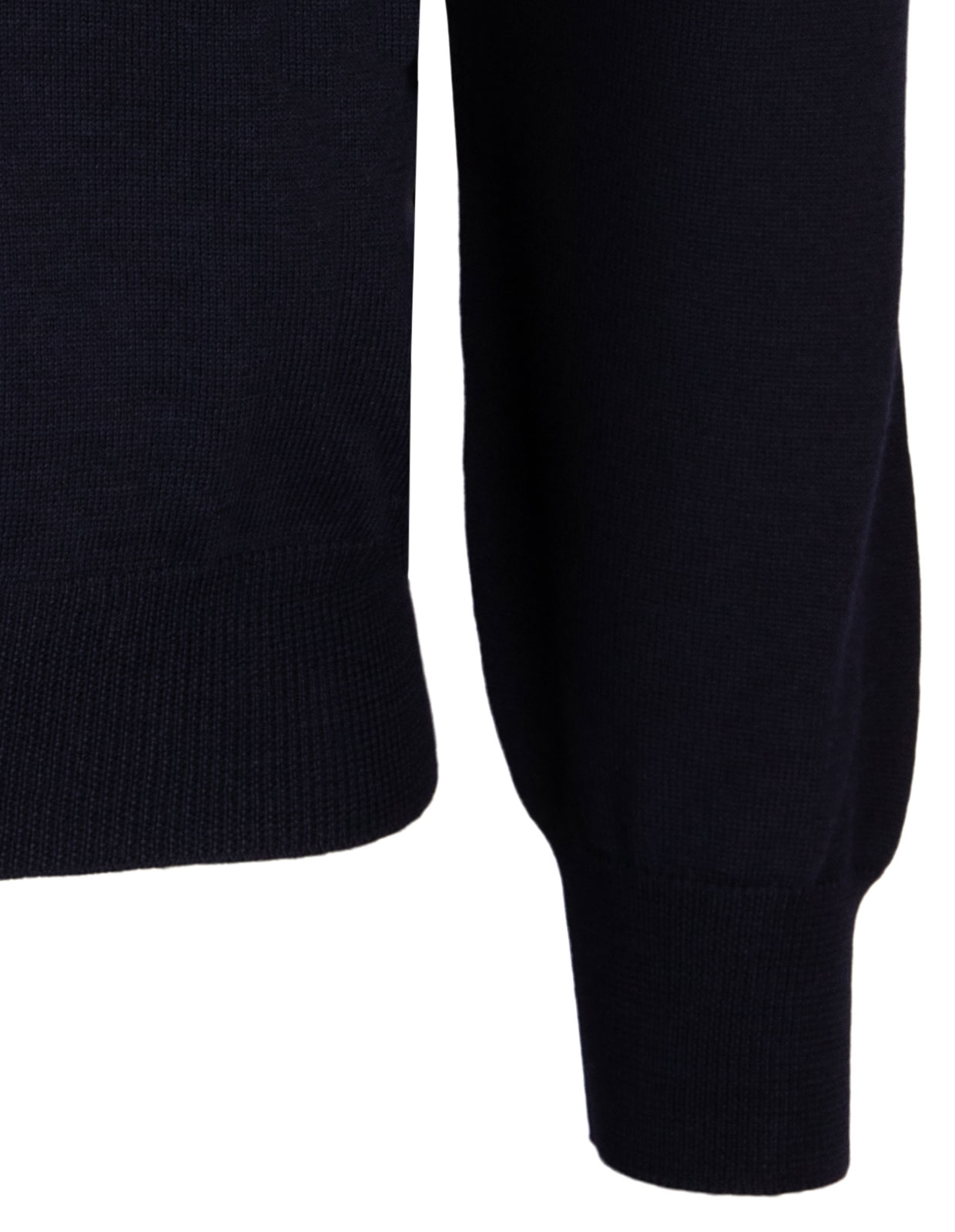 Fashion Fit Crew Neck Merino Pullover Navy