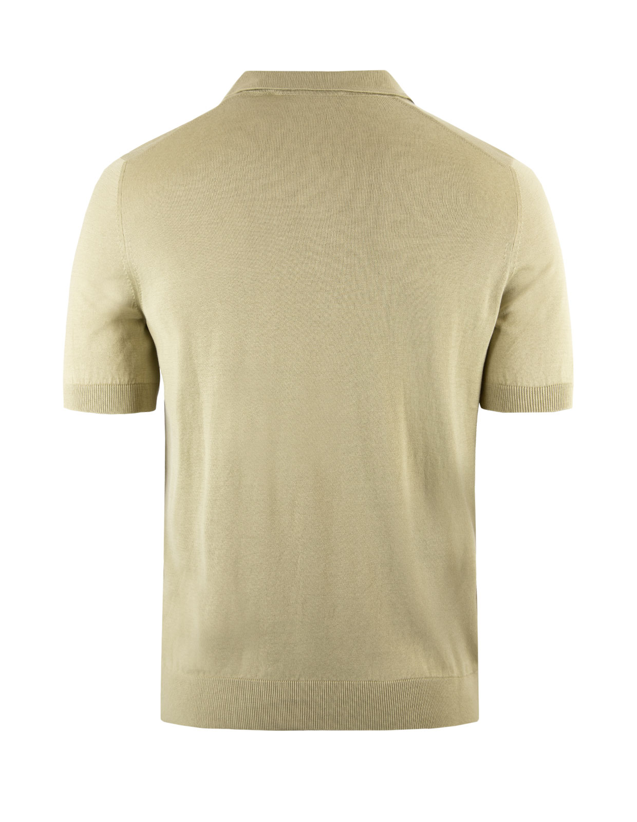 Luxury Silk Polo Shirt Sage
