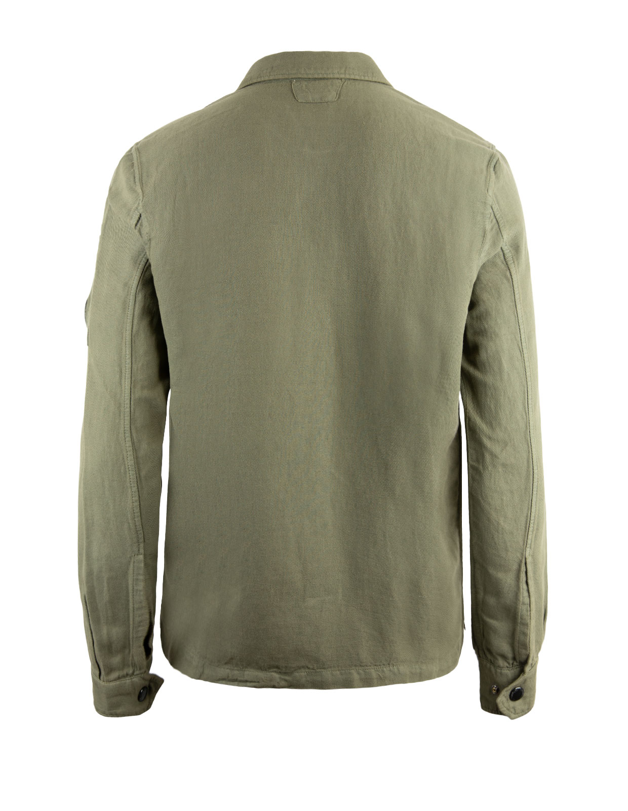 Linen Blend Shirt Olive