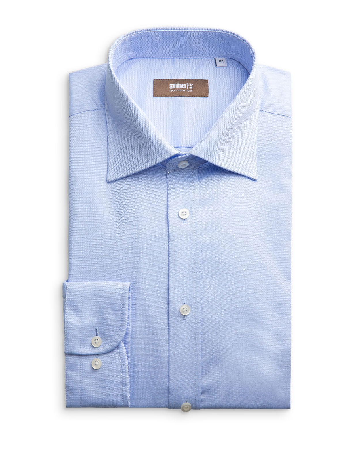Slim Fit Skjorta Bomull Ljusblå Slim Fit Skjorta Bomull Ljusblå
