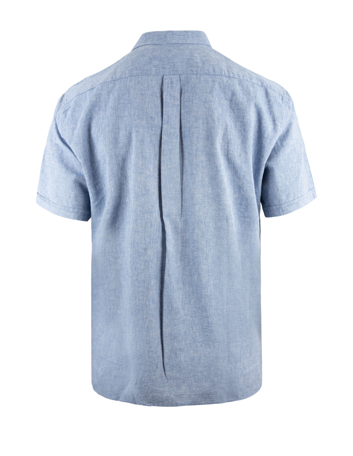 Nelson Kortärmad Skjorta Ljusblå