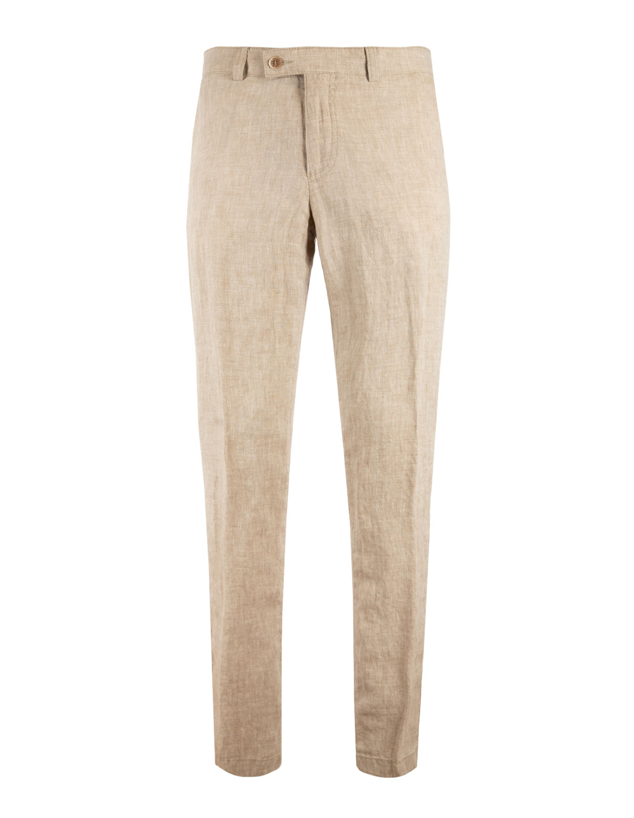 Linen Trousers Regular Fit Taupe