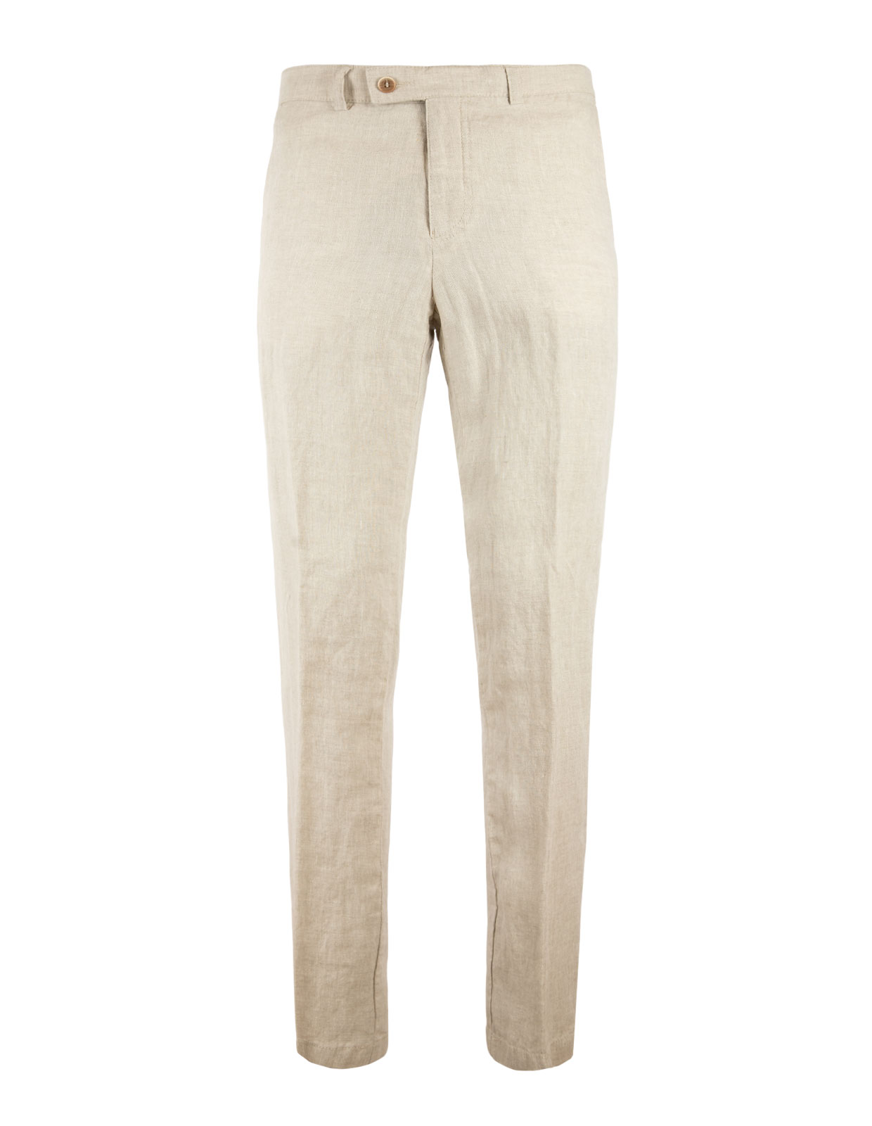 Linen Trousers Regular Fit Light Beige
