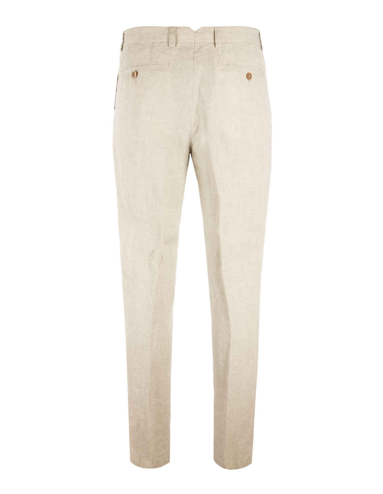 Linen Trousers Regular Fit Light Beige