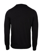 Fashion Fit Crew Neck Merino Pullover Black Stl 46