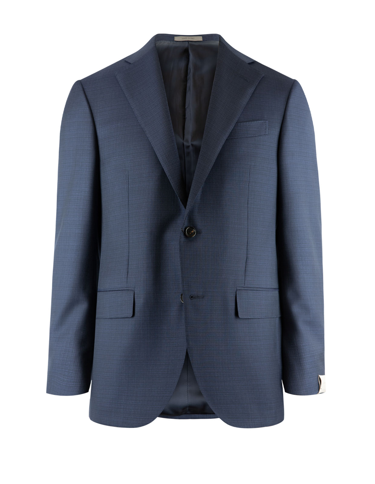 Leader Suit Hopsack Wool 120'S Navy