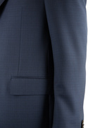Leader Suit Hopsack Wool 120'S Navy 50