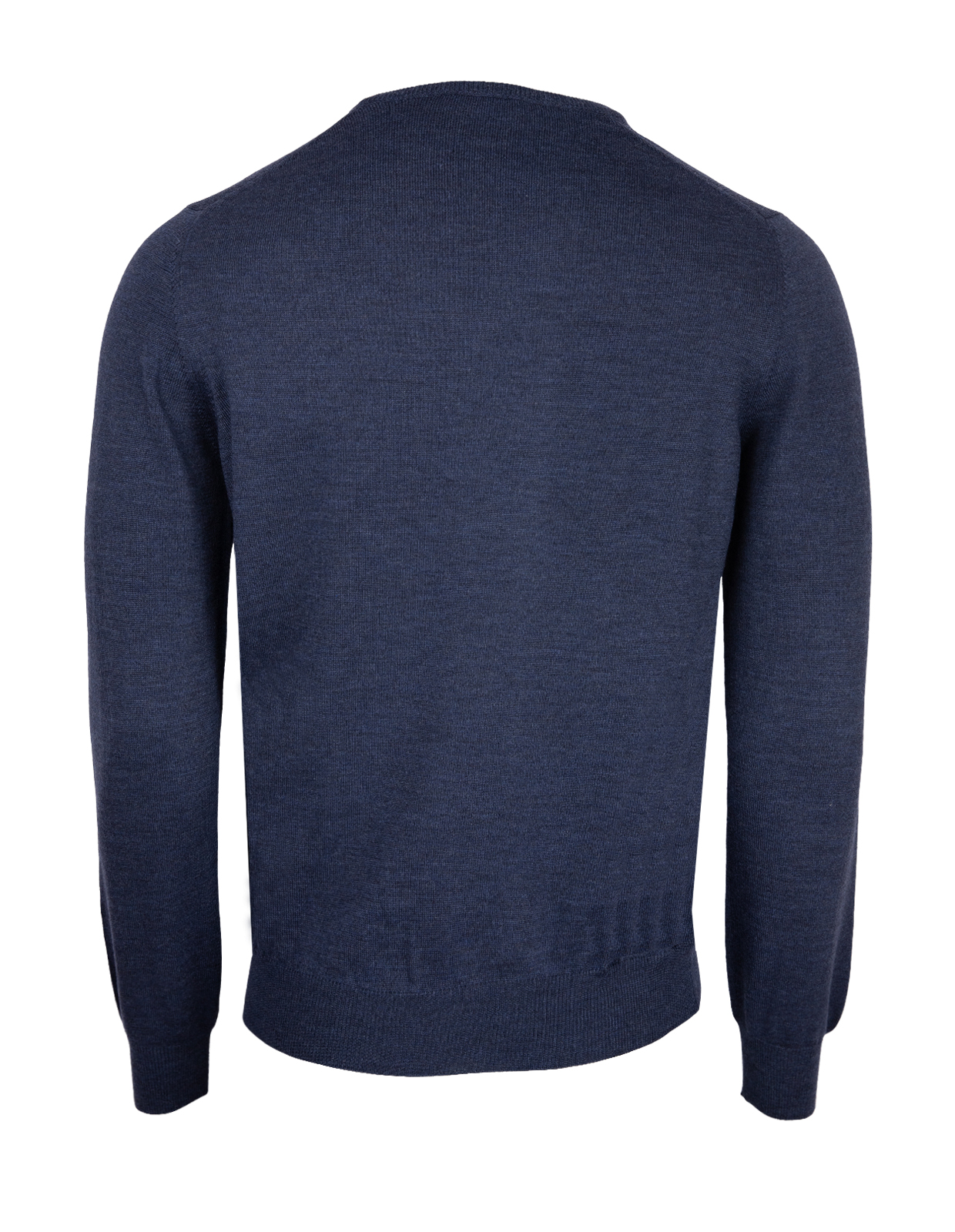 Fashion Fit Crew Neck Merino Pullover Denim Stl 46