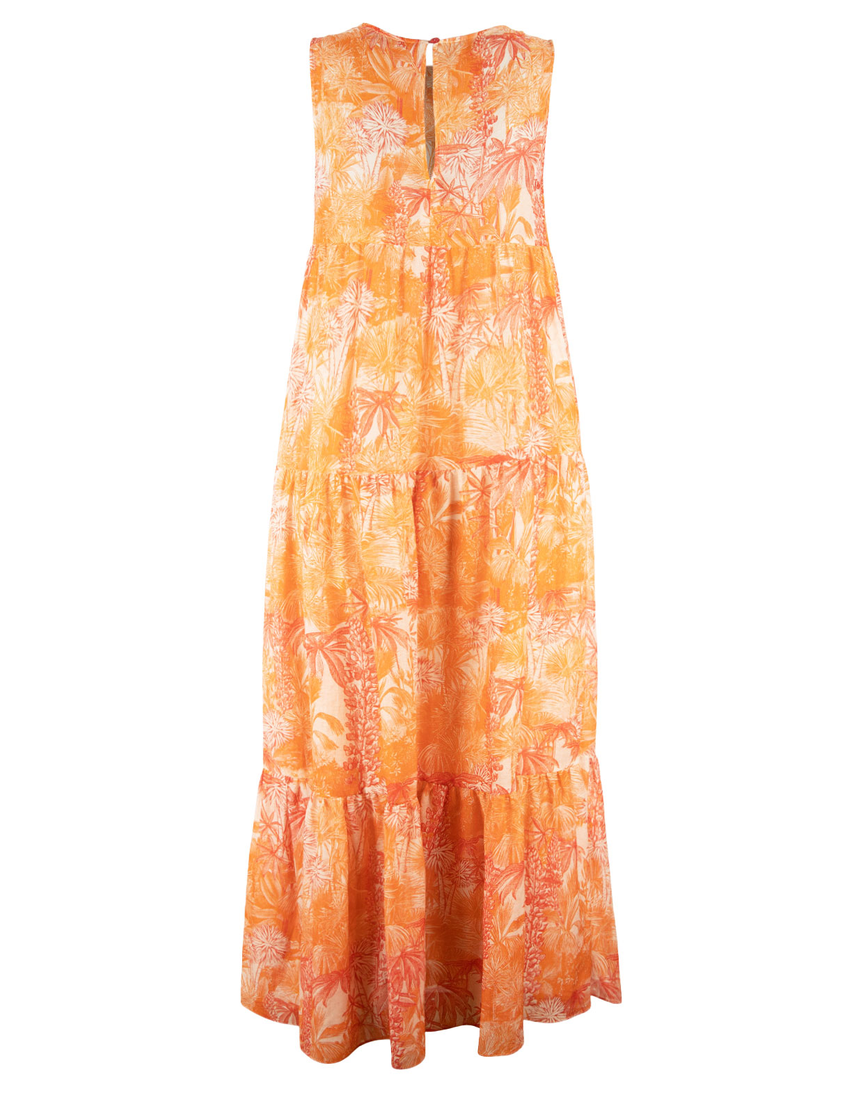 Foce Dress Red Orange
